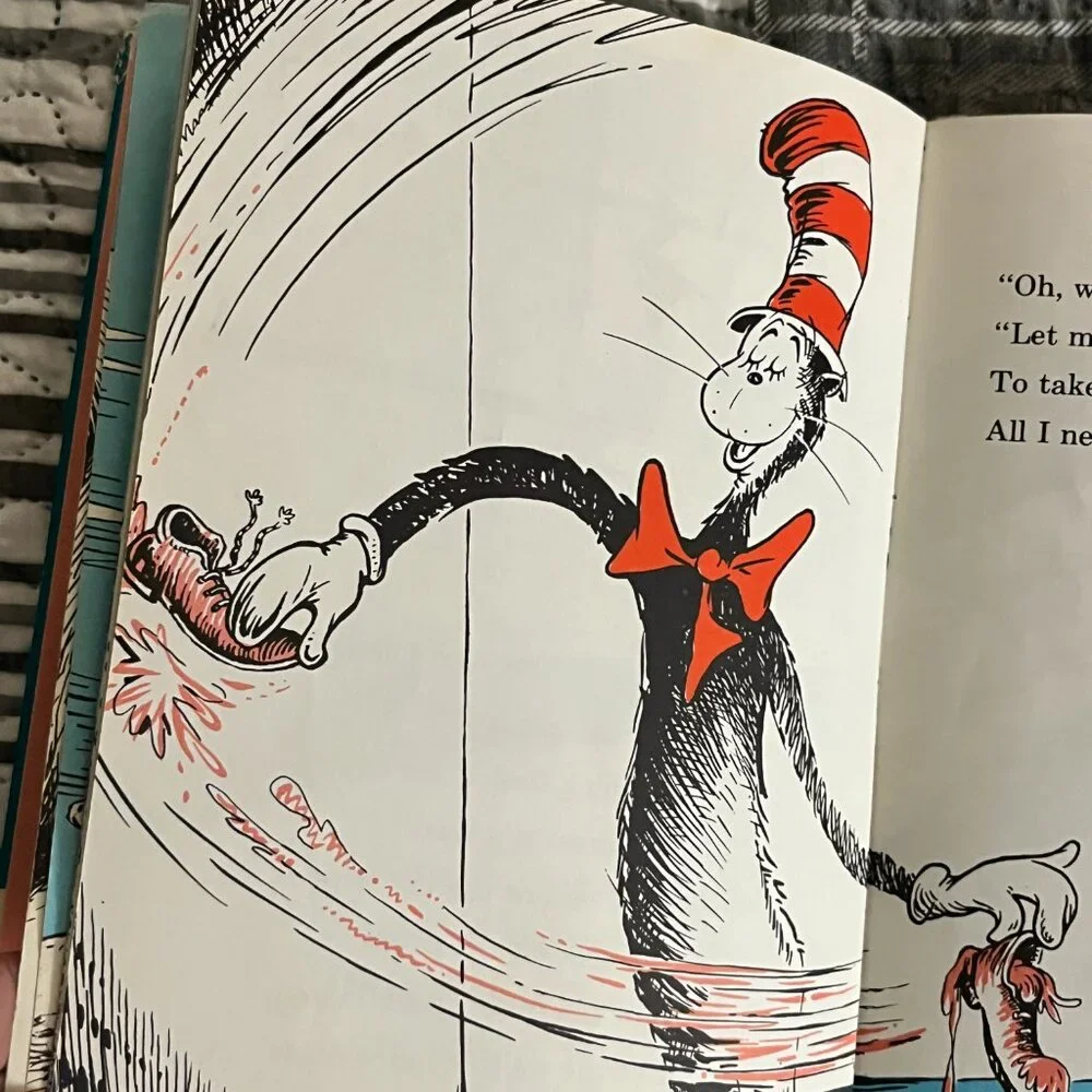 DR SEUSS The Cat In The Hat Comes Back Childrens‎ Book Hardcover Vintage